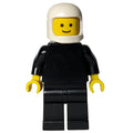 fig-001191 – Policeman, Plain Black, White Helmet (193au Helmet)