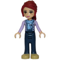 fig-001194 – Mia - Lavender Jacket, Scarf, Dark Blue Trousers