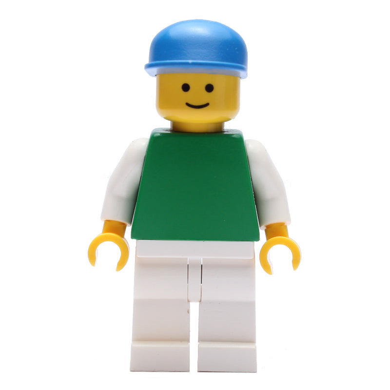 fig-001210 – Green Torso, White Legs, BLue Cap