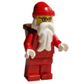 fig-001249 – Santa, Plain Red with Back Basket, Glasses