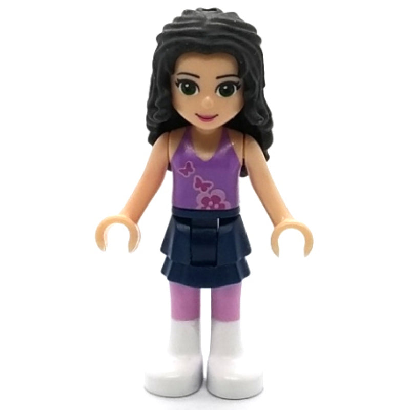 fig-001251 – Emma - Lavender Top, Dark Blue Skirt