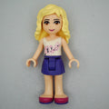fig-001284 – Naya - White Top, Dark Purple Skirt