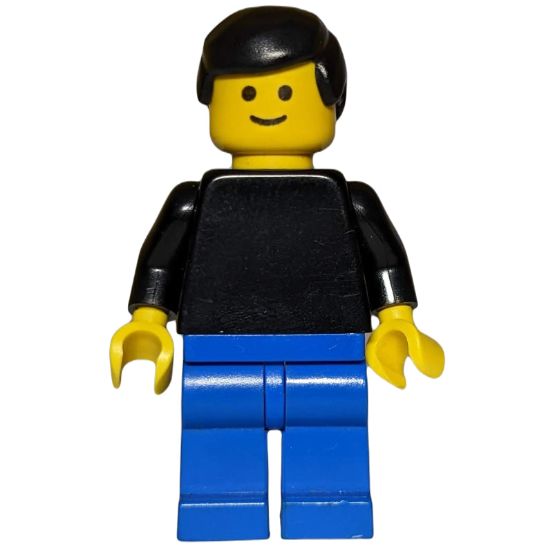 fig-001309 – Man - Black Torso, Blue Pants, Black hair