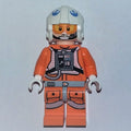 fig-001330 – Rebel Pilot Snowspeeder, Orange Flight Suit, White Helmet, Orange and Yellow Visor