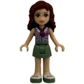 fig-001376 – Olivia - Lavender Blouse, Sand Green Skirt