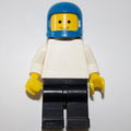 fig-001381 – Man, Plain White Torso, Black Legs, Blue Helmet