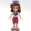 fig-001385 – Olivia - Dark Purple Bikini, Magenta Skirt