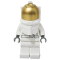 fig-001411 – Astronaut, White, Diver Helmet, Gold Visor