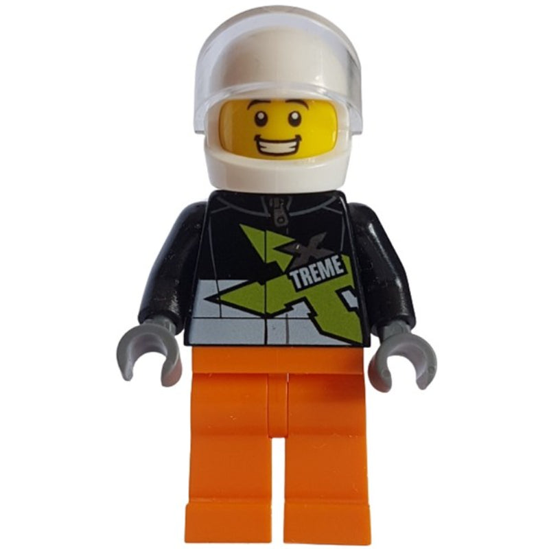 fig-001546 – Stunt Driver with Lime X