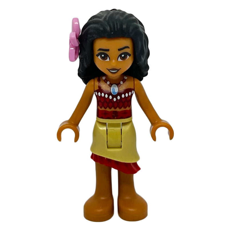 fig-001555 – Moana - Red Shirt, Tan Skirt
