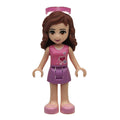 fig-001570 – Olivia - Dark Pink Top, Medium Lavender Skirt, Safety Goggles