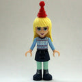 fig-001633 – Stephanie - Christmas Sweater, Dark Blue Skirt