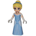 fig-001655 – Cinderella - Bright Light Blue Dress, White Gloves
