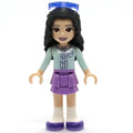 fig-001670 – Emma - Light Aqua Top, Medium Lavender Skirt, Glasses