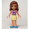 fig-001672 – Olivia - Magenta Top, Bright Light Yellow Skirt