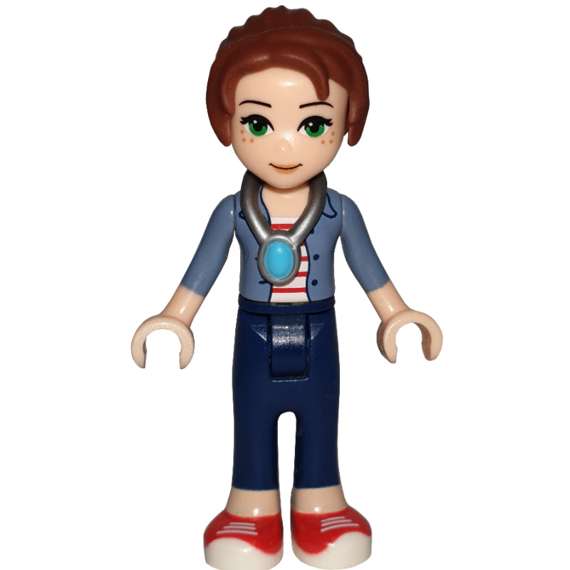 fig-001692 – Emily Jones with Sand Blue Jacket and Necklace