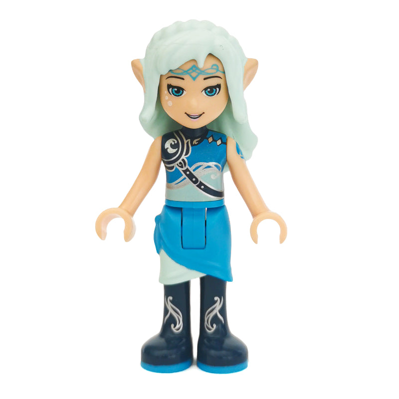 fig-001693 – Naida Riverheart in Dark Azure and Light Aqua Outfit