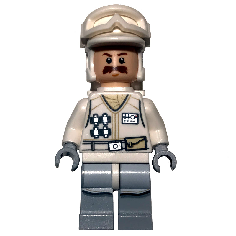 fig-001887 – Rebel Trooper in Hoth Uniform, White Hat, White Jacket, Moustache