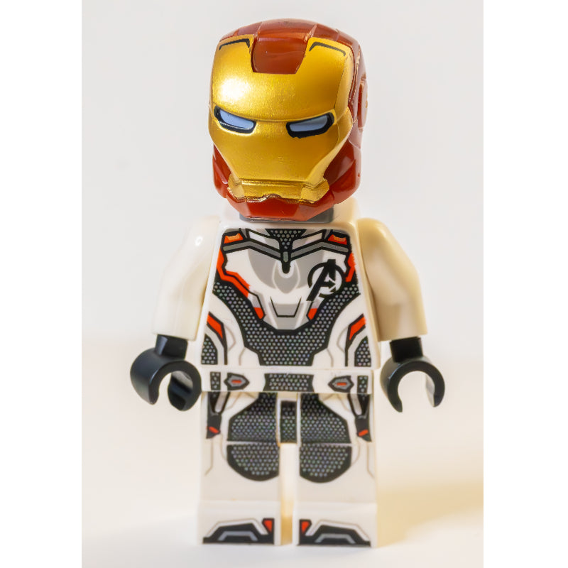 fig-002011 – Iron Man, White Advanced Tech (Quantum) Suit with Neck Bracket