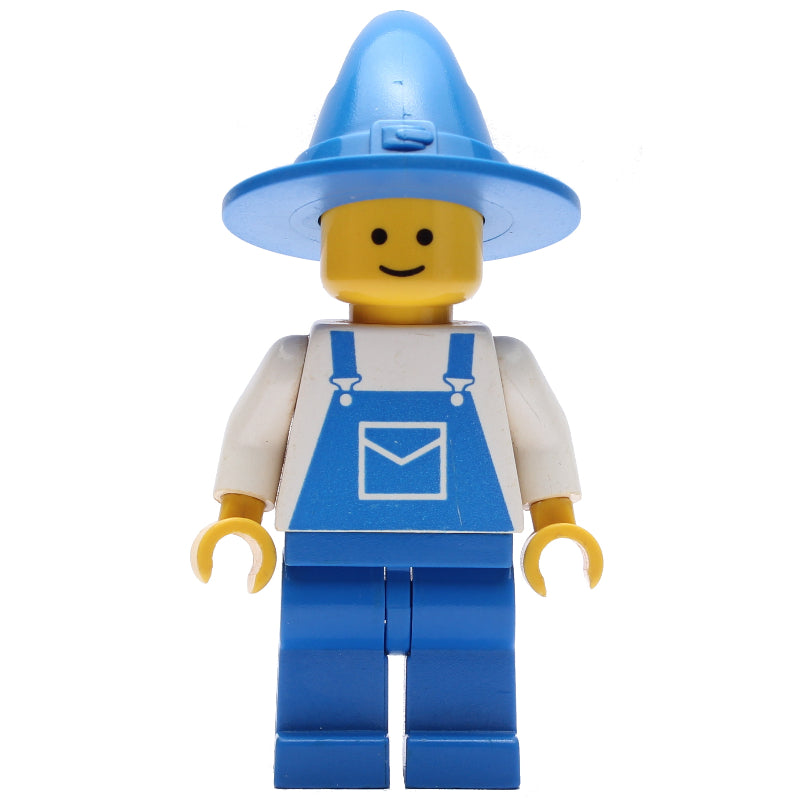 fig-002025 – Overalls Blue with Pocket, Witch Hat