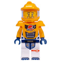 fig-002040 – Astronaut, White Spacesuit, Bright Light Orange Armor and Helmet, Goatee