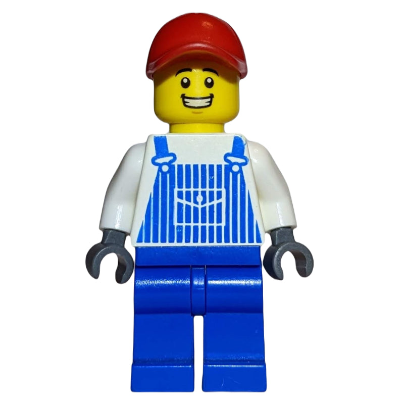 fig-002042 – White Torso, Blue Overall, Red Cap