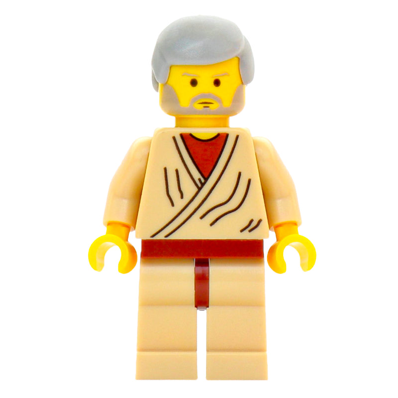 fig-002066 – Obi-Wan Kenobi, Old, Yellow Skin, Light Bluish Gray Hair (3626c Head) (20th Anniversary)