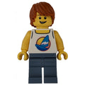 fig-002121 – Surfer, White Tank Top with Windsurfer, Sand Blue Legs