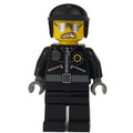 fig-002157 – Bad Cop / Good Cop with Wide Angry Mouth and Clenched Teeth