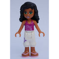 fig-002339 – Ella - Magenta Top, White Trousers