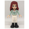 fig-002340 – Theresa - Light Aqua Top, White Trousers