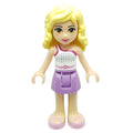 fig-002357 – Naya - White Top, Medium Lavender Skirt