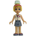 fig-002367 – Stephanie - Lavender Blouse, Sand Green Skirt, Hat