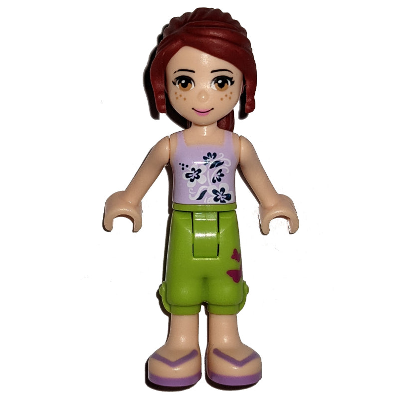 fig-002372 – Mia - Lavender Top, Lime Trousers