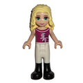 fig-002373 – Liza - Magenta Top, White Trousers