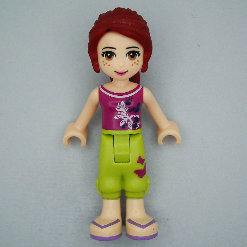 fig-002380 – Mia - Magenta Top, Lime Trousers