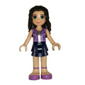 fig-002395 – Emma - Medium Lavender Vest, Dark Blue Skirt