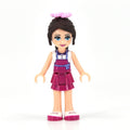 fig-002416 – Naomi - White Top, Magenta Apron
