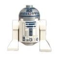 fig-002473 – Astromech Droid, R2-D2, Flat Silver Dome, Dark Blue Print with Red Dots