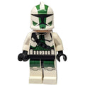 fig-002507 – Clone Commander Gree, 41st Elite Corps Armor, Dark Green Markings (3626b Head)