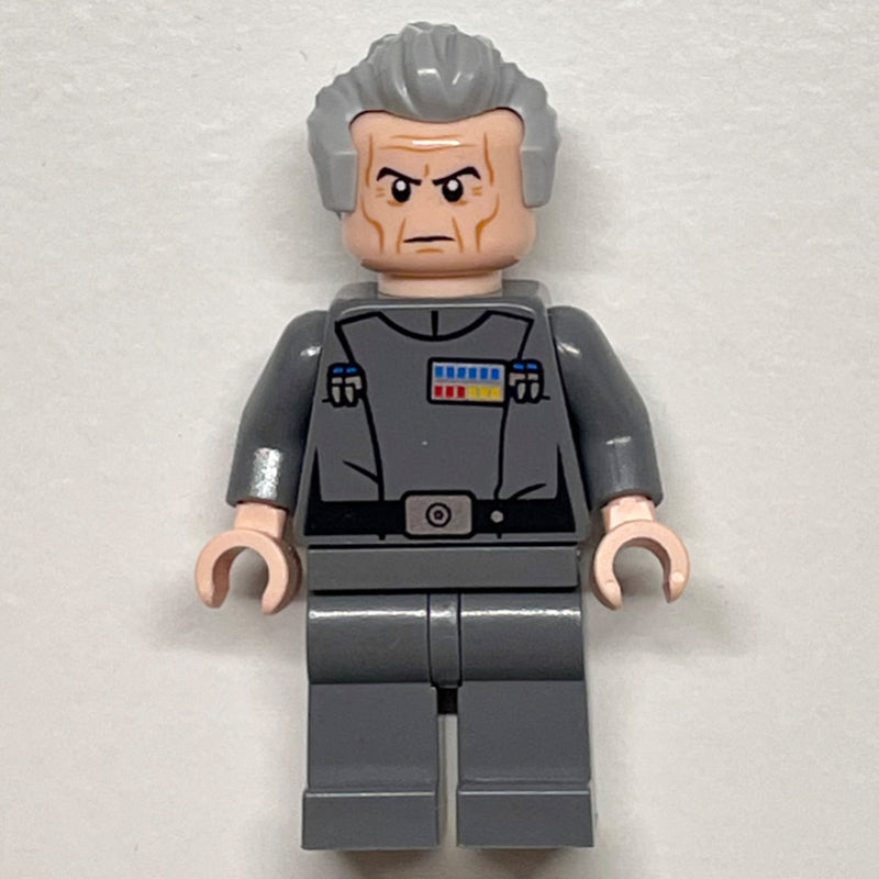 fig-002518 – Grand Moff Wilhuff Tarkin, Dark Bluish Gray, Ruffled Hair