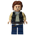 fig-002527 – Han Solo, Black Vest, Dark Blue Legs, Ruffled Hair
