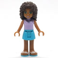 fig-002579 – Andrea - Lavender Top, Medium Azure Skirt