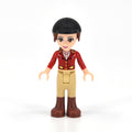 fig-002586 – Olivia - Red Jacket, Tan Trousers