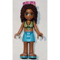 fig-002603 – Andrea - Lime Bikini, Medium Azure Skirt
