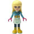 fig-002610 – Stephanie - Medium Azure Ski Vest, Light Aqua Skirt
