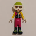fig-002612 – Olivia - Bright Light Orange Ski Vest, Magenta Trousers