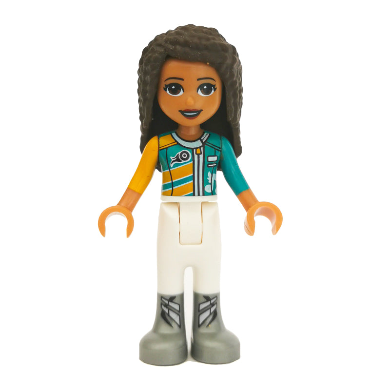 fig-002625 – Andrea - Orange/Azure/White Race Suit
