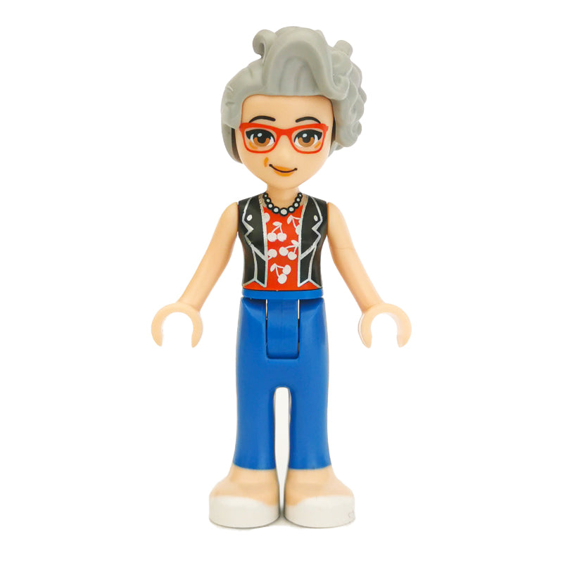 fig-002626 – Dottie - Black Jacket, Blue Trousers