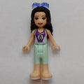 fig-002664 – Emma - Dark Purple/Light Aqua Wet Suit, Glasses